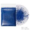 Unha glitter ultra-fino glitter glitter pó lantejoulas em pó + 1mm terno azul unhas colar joias cross-border