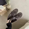 Zapatos de Mujer Estilo Francés Retro con Cordones y Suela Plana de Cuero Genuino con Punta Redonda, Estilo Francés, Novedad Primavera 2026