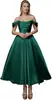 Vestido de Cetim Ombro a Ombro para Comércio Exterior e Vendas Transfronteiriças, Adequado para Noivado, Casamento, Festa de Noiva, Banquete e Vestido de Noite