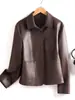 Directamente del fabricante: 2026 Estilo Nuevo Chaqueta Corta de Moda Casual para Mujer con Cuello Solapa, Tops al por Mayor