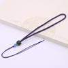 Material DIY Guofeng Cuentas Dispersas Pieza de Mano de Juego Cultural Antiguo Simple Bandolera Cuerda de Cadena para Teléfono Móvil Tianzhu Lanyard para Teléfono Móvil