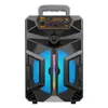 Alto-falante bluetooth de alta potência de 6,5 polegadas, novo, transfronteiriço, haste, quadrado ao ar livre portátil, dança quadrada, sem fio, alto-falante de karaokê doméstico