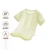 Camisetas Infantis para Meninos e Meninas, Tops Finos de Modal Classe A para o Verão, Roupas de Casa de Manga Curta para Crianças, Pijamas de Manga Curta para Ar Condicionado