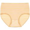 Cueca Feminina Listrada Clássica 100% Algodão Atacado Cintura Média-Alta Levanta Bumbum Calça Curta Vermelha Grande