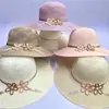 Sombrero de Paja de Ala Ancha Versátil de Verano para Mujer, Sombrero de Playa, Sombrero de Protección Solar, Sombrero de Sol de Paja