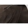 Sudadera de calle casual unisex Rumeng, estilo japonés retro minimalista moderno, con cuello alto, para otoño, corte holgado, para parejas