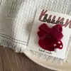 Lazo Rojo de Año Nuevo Dulce Pinza para el Cabello Infantil Combinación Pinza Clip Lateral Clip para Flequillo