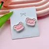 Zuecos de Panda de Dibujos Animados Accesorios DIY Hebilla de Zapato Parche de Oso Violento Broche de Marca con Palabra Bonita Pin para Bolso Decoración