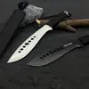 Cuchillo Recto Integrado de Diseño Hueco Multifuncional para Exteriores, Cuchillo de Camping Multiusos Portátil, Cuchillo Multiusos para Supervivencia en la Naturaleza