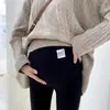Pantalones de maternidad para otoño, leggings con forro polar, engrosados, adelgazantes, ropa de maternidad elegante, nueva ropa de maternidad de moda para primavera y otoño