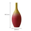 Decorações de Vaso de Cerâmica Gradiente Arranjo de Flores Pequenos Ornamentos de Vaso Estilo Nórdico Criativo Simples Cerâmica Jingdezhen
