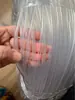 Mangueira de Silicone Transparente Jiayelong Escala Corda de Mão Tubo Central Chaveiro Aço Inoxidável Fivela Magnética Acessórios Núcleo da Mangueira