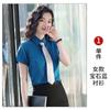 Camisas Profissionais para Mulheres, Manga Curta Verão Estilo Coreano, Cor Sólida Camisas de Trabalho em Grupo para Estudantes, Camisas Masculinas com Impressão de Logo Opcional
