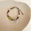 Pulsera de Estilo Étnico para Mujer, Diseño Retro Nicho, Pulsera Tejida a Mano de Alta Gama, Joyería de Mano Estilo Pareja Bestie