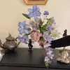 Ramo de Flores Artificiales Retro Francés de Alta Calidad Hada Zixia para Decoración del Hogar, Arreglo Floral y Accesorios para Fotos