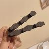 Presilha Bico de Pato para Cabelo Curto, Grampo de Cabelo Trançado, Acessório de Cabelo, Presilha de Veludo, Presilha de Franja Lateral, Não Danifica o Cabelo