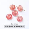 Colgante de paz de piedra natural, finamente tallado, regalo para el Festival Qixi, colgante de paz de ágata de cristal, accesorios para joyería DIY
