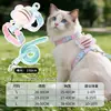 Serie de Movilización Correa para Gato Abejita Cuerda para Pasear Gatos al Aire Libre Arnés Ajustable para Mascotas en Forma de I