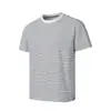 Tiro Real de Camiseta Deportiva Casual Rayada de Secado Rápido Manga Corta para Hombre Estilo Americano Moderno Bloques de Color Especial P19