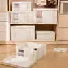 Caja de Almacenamiento Plegable y Lavable, Hecha de Tablero de PP, con Tira Transparente para Ventana Delantera, Tela Oxford, Adecuada para Organizar Ropa y Colchas.