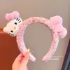 Tiara Fofa Estampa de Leopardo de Gato, Tiara Criativa Fofa de Desenho Animado, Grampo Larga para Lavar o Rosto, Menina Vendendo Tiara Fofa para Fotos
