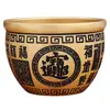 Pote da Fortuna de Latão Pote de Arroz Tigela do Tesouro Pote de Cobre Puro Ornamento de Mesa Artesanato Criativo de Cobre Utensílios de Cobre