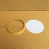 Accesorios de Iluminación Pantalla de Lámpara Cubierta Antipolvo Lámpara Colgante Cubierta Antipolvo Dorado Antiguo Acrílico Sellado Redondo a Prueba de Mosquitos