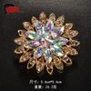 Broche Estilo Japonés para Mujer, Único y Lujoso, Pin de Alta Gama, Elegante Broche para Cuello de Traje de Suéter, Pin Fijador para Cuello en V