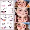 4 Dulce y Genial Chica Estilo Lindo Creativo Maquillaje Moños Kuromi Parche Rubor Fiesta Cos Bar