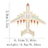 Insígnia de Aeronave do Salão Aeronáutico de Zhuhai Broche Modelo Ônibus Espacial Coleção de Fãs Militares Hobby Caça J-20 Lembrança