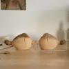 Materiales de Pintura DIY de Madera para Figuras de Animales Lindos, Decoraciones de Escritorio para el Hogar, Piezas en Blanco de Madera Rugosa Blanca Sin Terminar