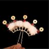 Dios de la Riqueza Guofeng Bolas de Mao Dinero de Cobre Yuan Bao Accesorios Festivos para el Cabello Saludo de Año Nuevo Abrigos Antiguos Maquillaje Diario Horquilla