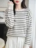 Camiseta base de lã sintética fina com gola redonda, delicada, versátil, roupa íntima simples, design quente, para o trajeto de outono e inverno, suéter de lã estilo elegante