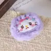Nuevo muñeco de peluche de gato de dibujos animados, accesorios para disfraces, broche DIY, accesorio para el pelo, colgante para bolsa, llavero