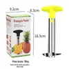 Amazon Faca de Abacaxi de Aço Inoxidável Transfronteiriça Utensílio Doméstico para Frutas Descascador de Olhos de Abacaxi Faca para Descascar Artefato de Abacaxi