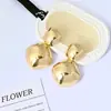 Aretes de diamantes calientes para comercio exterior transfronterizo, aretes clásicos que combinan con todo, aretes dorados, joyería, aretes de temperamento para niñas