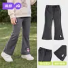 Pantalones para niños JQ Jingqi, leggings de otoño para niñas, ropa para niños, pantalones largos para niñas, pantalones acampanados versátiles para bebés