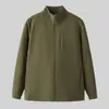 Chaqueta Plana para Exteriores para Hombres y Mujeres Nueva para Viajar Elástica Cuello Pequeño Holgada Casual Cómoda Versátil Chaqueta Diaria