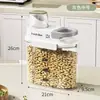 Recipiente de Armazenamento de Arroz para Uso Doméstico, à Prova de Insetos, à Prova de Umidade, Recipiente Selado para Arroz, Tanque de Armazenamento de Grau Alimentício, Caixa de Arroz de Alta Qualidade, Recipiente de Armazenamento para Espaços Pequenos para Cozinha