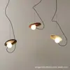 Novo Designer Nórdico Simples Criativo Sala de Estar Sala de Jantar Estudo Bar Quarto Mesa de Cabeceira Ferro Ajustável Lustre