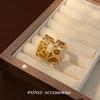 Pendientes de leopardo Maillard de otoño e invierno 2024 nuevo diseño sentido nicho temperamento personalidad pendientes exquisitos