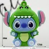 Llavero de Dibujos Animados Stitch Caja Sorpresa Colgante de Figura Caja Sorpresa Arqueológica Llavero de Stitch Decoración para Coche y Bolsa