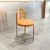 Sofá de Aço Inoxidável Semicircular Personalizado, Conjunto de Mesa e Cadeiras de Acrílico Moderno e de Alta Qualidade para Lojas de Chá de Leite e Cafeterias, Restaurantes de Hot Pot