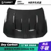 Adecuado para Bmw M3 G80 M4 G82 Capó de Fibra de Carbono Seco M3M4 Capó Modificado Carbono Estilo N