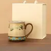 Las Tazas de Té y Tazas Cerámicas Culturales y Creativas de Dunhuang Son Regalos Prácticos para Personas Mayores y Líderes, y También Son Adecuadas como Recuerdos para Empleados