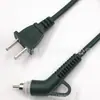 Estándar Nacional Cable de Alimentación con Enchufe de Carga Cabezal Estándar Europeo Americano Todo Tipo de Enchufe de Cola Giratoria Férula Secador de Pelo a Cola