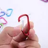 Mosquetón Tipo D Aleación de Aluminio Hebilla de Resorte Mini Llavero Hebilla Pequeña Gancho Colorido No se Oxida Hebilla para Exteriores