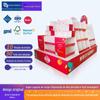 Fábrica de férias diretas empilhamento de papel super display necessidades diárias promocionais cabeça de empilhamento de cabeça utensílios de cozinha grande exposição de papel cabeça de empilhamento