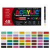 Set de Marcadores Acrílicos Líquidos Art Direct de 72 Colores con Puntas Suaves, No Transparentes, Apilables, Lavables, Set de Bolígrafos de Acuarela para Niños