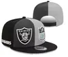 Gorra NFL transfronteriza, gorra de béisbol de copa profunda, gorra de fútbol americano, con bloques de color, gorra ajustable de visera plana de copa dura para otoño e invierno